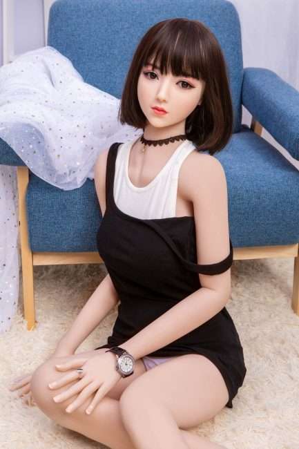 Young Sex Doll Silicone Head Short-Hair Petite Sex Doll