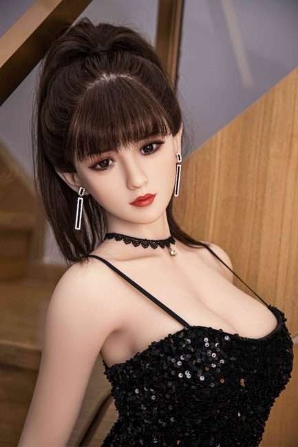 Asian Sex Doll Full-Figured Silicone Head Curvy Sex Doll