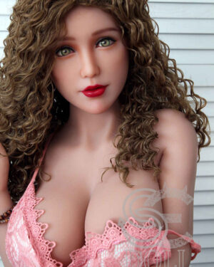 Curvy Sex Doll Brown Hair Tanned TPE from SE Dolls -Nina 161