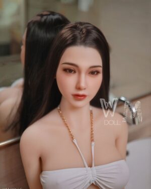 Asian Japanese Sex Doll Medium Breast Silicone Head & TPE Body from WM Sex Dolls -Camille 164