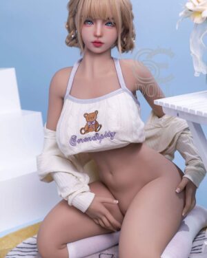 BBW Sex Doll Blonde Hair Tanned TPE from SE Dolls -Melody 157