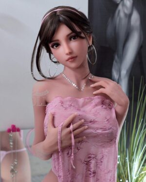 Medium Breast Sex Doll Brown Hair Tanned TPE from SE Dolls -Tracy 161