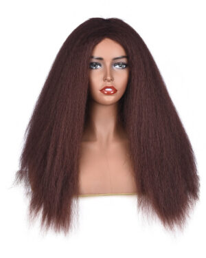 Wine Red Straight Wig