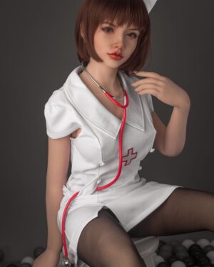 Cosplay Sex Doll Skinny Silicone from Sanhui Dolls -Nina 156