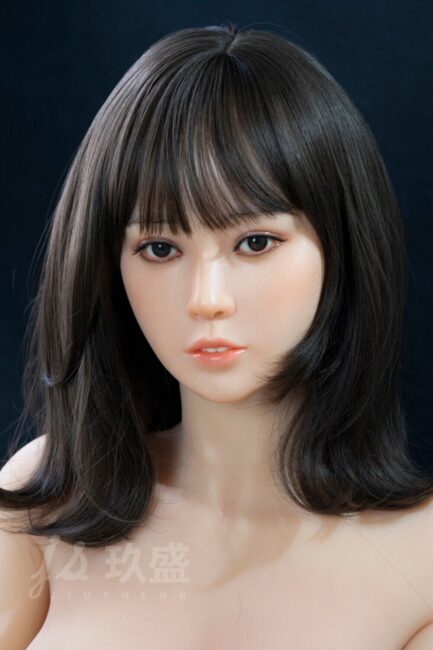 Asian Japanese Sex Doll Curvy Silicone Head & TPE Body from Jiusheng Dolls -Yukiko 150 - Image 4