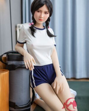 Asian Sex Doll Skinny Silicone Head & TPE Body from FJDoll -Lisa 159