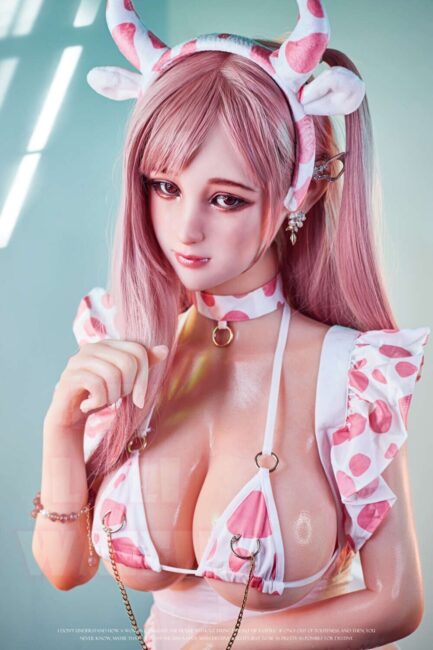 Cosplay Japanese Sex Doll Skinny Silicone Head & TPE Body from MLW Sex Dolls -W1 150