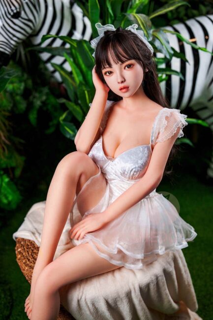 Asian Japanese Sex Doll Curvy Silicone Head & TPE Body Silicone from SHEDOLL -Lemon 148