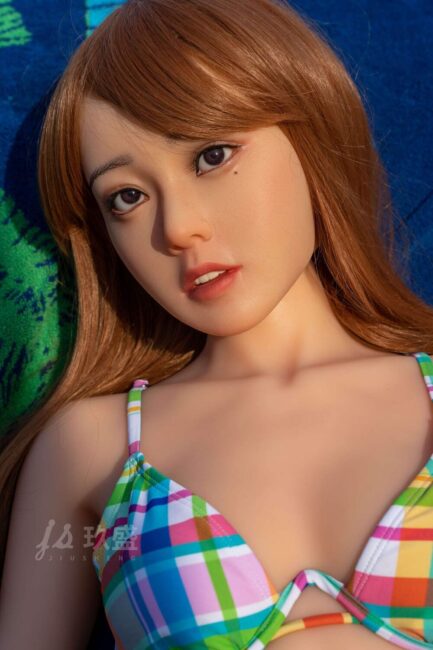 Asian Japanese Sex Doll Skinny Silicone Head & TPE Body from Jiusheng Dolls -Yukiko 148 - Image 3