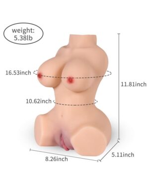 30cm/12in 5.38LB TPE Mini Sex Doll Torso – Xiaomei [In Stock | US Only]