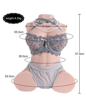 37cm/1ft3 9.3LB TPE Mini Sex Doll Torso – Luolan [In Stock | US Only]