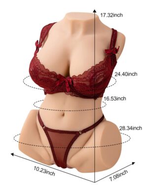 44cm/1ft5 16.1LB TPE Life-size Sex Doll Torso – Mag [In Stock | US Only]