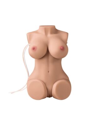 39cm/1ft3 13.2LB TPE Mini Sex Doll Torso – Wendy (Vibrating & Sucking) [In Stock | US Only]