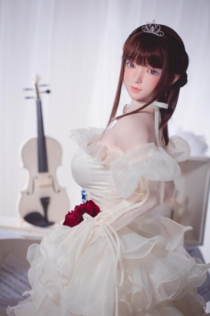 Asian Cosplay Japanese Sex Doll Skinny Silicone Head & TPE Body Silicone from FUDOLL -Mary 148 - Image 2