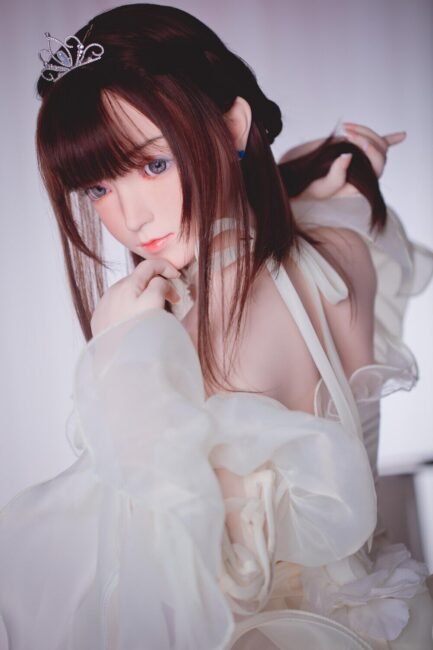 Asian Cosplay Japanese Sex Doll Skinny Silicone Head & TPE Body Silicone from FUDOLL -Mary 148 - Image 4