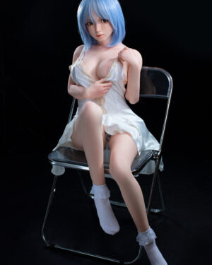 Cosplay Japanese Sex Doll Skinny Silicone Head & TPE Body Silicone from FUDOLL -Mary 148