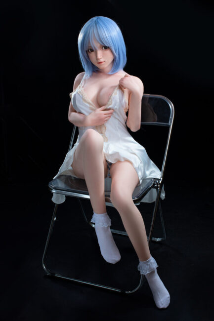 Cosplay Japanese Sex Doll Skinny Silicone Head & TPE Body Silicone from FUDOLL -Mary 148