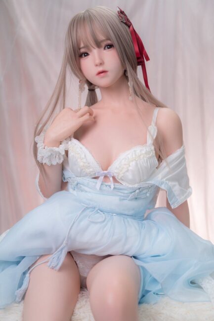 Asian Japanese Sex Doll Small Breast Silicone Head & TPE Body Silicone from FUDOLL -Finn 150 - Image 4