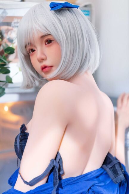 Asian Japanese Sex Doll Small Breast Silicone Head & TPE Body from FUDOLL -Pearl 155 - Image 3