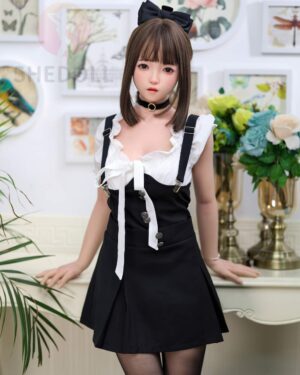 Asian Japanese Sex Doll Curvy Silicone Head & TPE Body Silicone from SHEDOLL -Luo 148