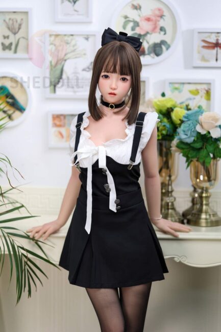 Asian Japanese Sex Doll Curvy Silicone Head & TPE Body Silicone from SHEDOLL -Luo 148