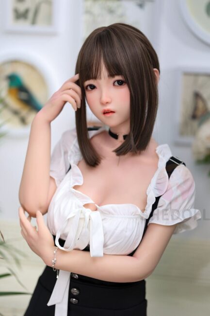 Asian Japanese Sex Doll Curvy Silicone Head & TPE Body Silicone from SHEDOLL -Luo 148 - Image 2