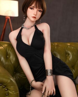 Asian Japanese Sex Doll Curvy Silicone Head & TPE Body Silicone from SHEDOLL -Lengyue 158