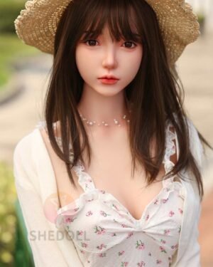 Asian Japanese Sex Doll Curvy Silicone Head & TPE Body Silicone from SHEDOLL -Qingning 158