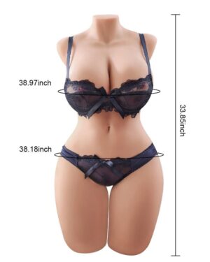 86cm/2ft10 70.5LB TPE Life-size Sex Doll Torso – Mona [In Stock | US Only]