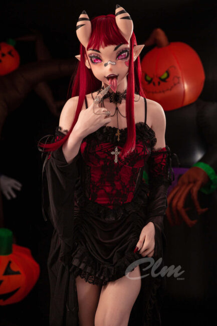 Anime Cosplay Elf Sex Doll Skinny Silicone from Climax Dolls -Meru 157