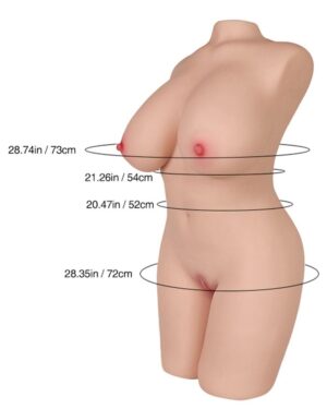 Sex Doll Torsos Medium Breast Cheap TPE from Tantaly Sex Dolls -Donna 5