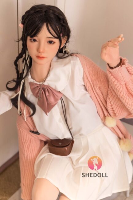 Asian Sex Doll Skinny Silicone Head & TPE Body from SHEDOLL -Zhiyuan 165