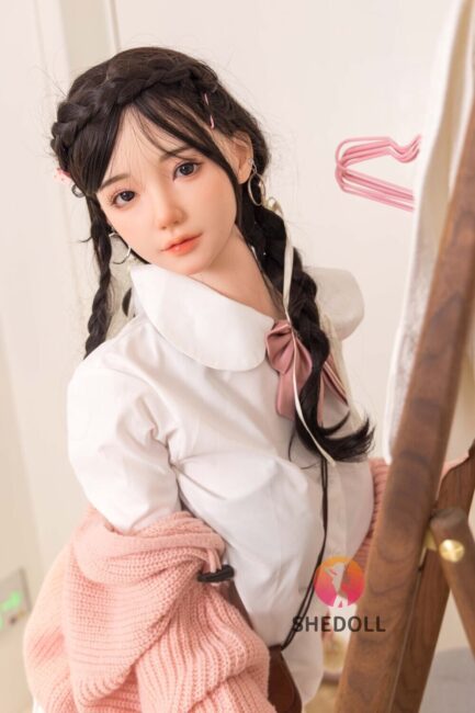 Asian Sex Doll Skinny Silicone Head & TPE Body from SHEDOLL -Zhiyuan 165 - Image 2