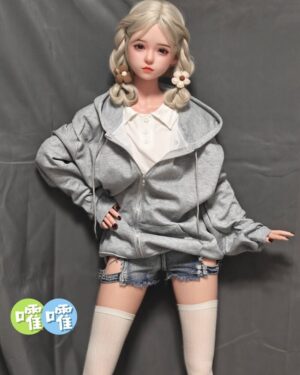 Asian Japanese Sex Doll Skinny Silicone Head & TPE Body Silicone from SHEDOLL -Erin 148