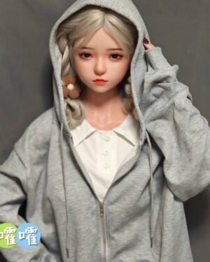 Asian Japanese Sex Doll Skinny Silicone Head & TPE Body Silicone from SHEDOLL -Erin 148