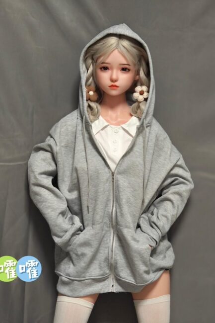 Asian Japanese Sex Doll Skinny Silicone Head & TPE Body Silicone from SHEDOLL -Erin 148 - Image 4