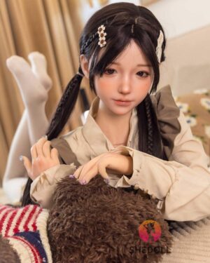 Asian Sex Doll Skinny Silicone Head & TPE Body from SHEDOLL -Xiyuan 148