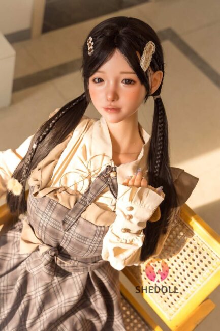 Asian Sex Doll Skinny Silicone Head & TPE Body from SHEDOLL -Xiyuan 148 - Image 3