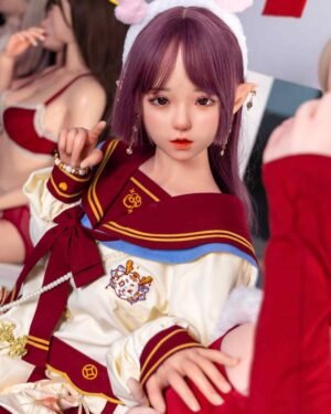 Asian Elf Sex Doll Skinny Silicone Head & TPE Body Silicone from SHEDOLL -Erin 148