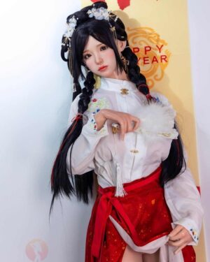 Asian Sex Doll Skinny Silicone Head & TPE Body from SHEDOLL -Chuyue 165