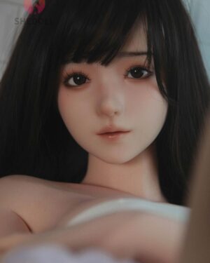 Asian Japanese Sex Doll Curvy Silicone Head & TPE Body Silicone from SHEDOLL -Xiaofu 158