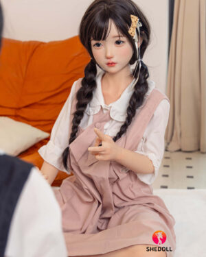 Asian Japanese Sex Doll Skinny Silicone Head & TPE Body Silicone from SHEDOLL -Beizhi 148