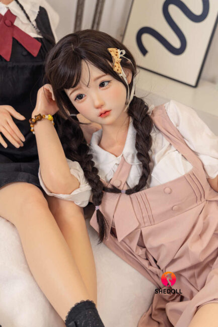 Asian Japanese Sex Doll Skinny Silicone Head & TPE Body Silicone from SHEDOLL -Beizhi 148 - Image 4