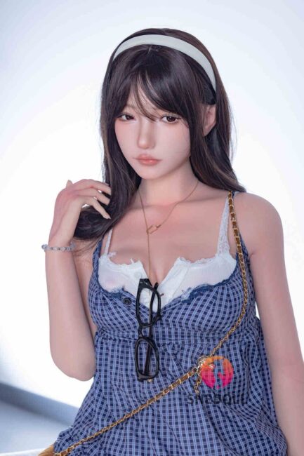 Asian Sex Doll Curvy Silicone Head & TPE Body Silicone from SHEDOLL -Achu 158 - Image 3