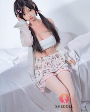 Asian Japanese Sex Doll Medium Breast Silicone Head & TPE Body Silicone from SHEDOLL -Luoyi 148