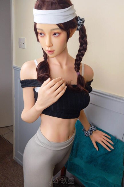 Asian Sex Doll Medium Breast Silicone from Jiusheng Dolls -Aki