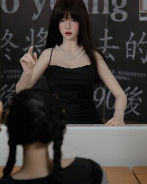 Asian Sex Doll Skinny Silicone from Orange In -Maka