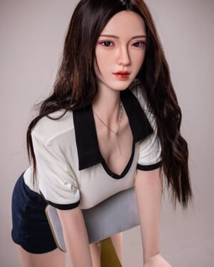 Asian Sex Doll Curvy Hyper Realistic Silicone Silicone Head & TPE Body from JXDOLL -Mira 170