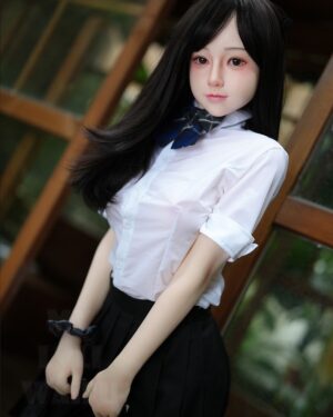 Asian Japanese Sex Doll Skinny Silicone Head & TPE Body from MLW Sex Dolls -Hatsuka 148