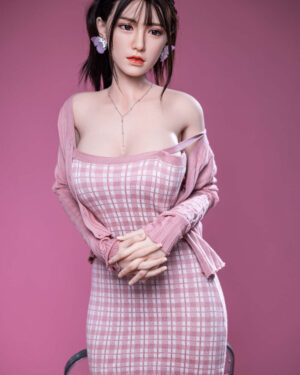 Asian Sex Doll Medium Breast Silicone Head & TPE Body from JXDOLL -Himari 170